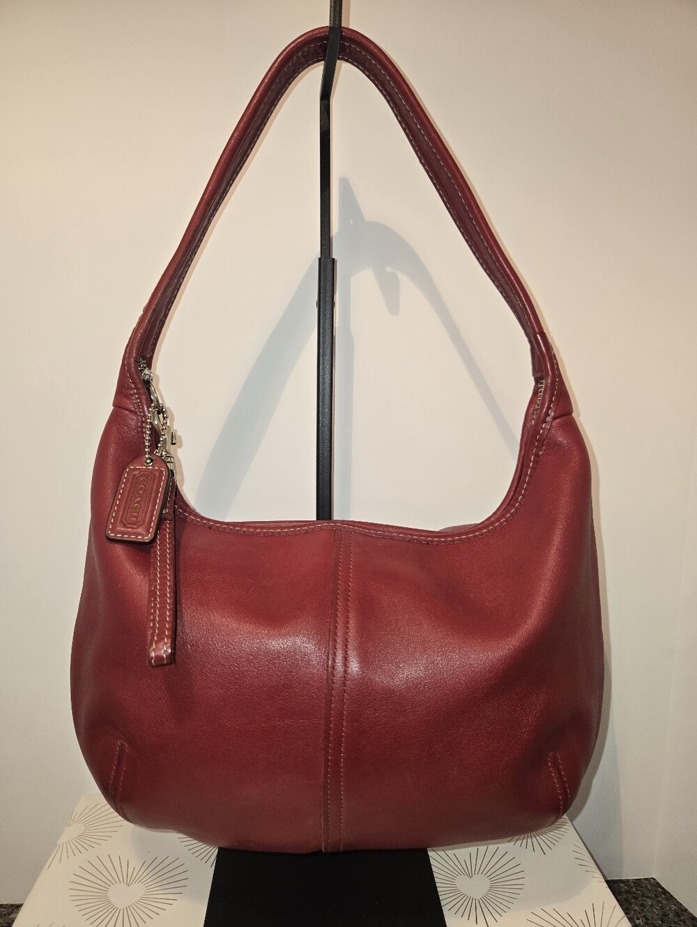 💥PRICE DROP💥✨️🧨Vintage Coach Red Leather Ergo Hobo Shoulder Bag